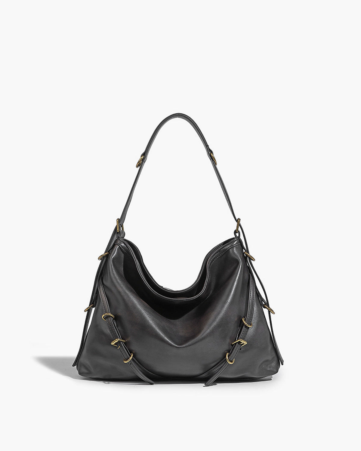 Büyük Toka Detaylı Omuz Çantası