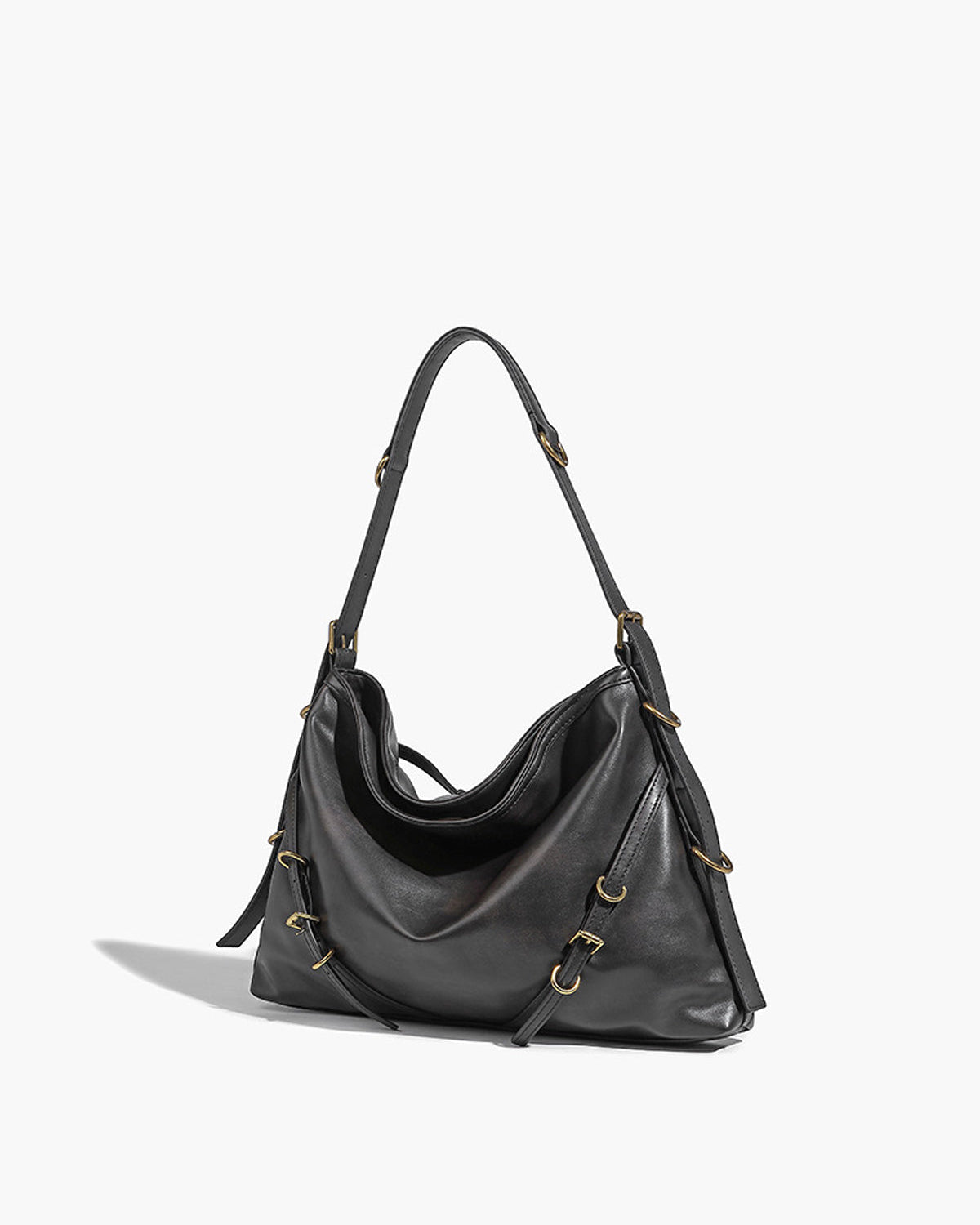 Büyük Toka Detaylı Omuz Çantası