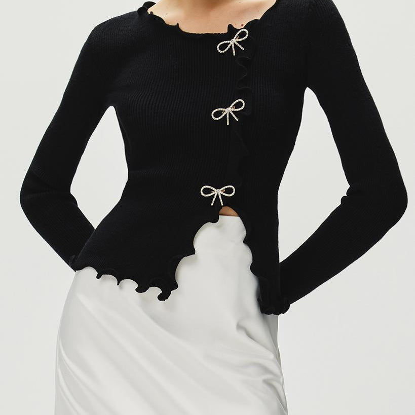 Yapay Elmas Fiyonk Marul Kenarlı Kazak