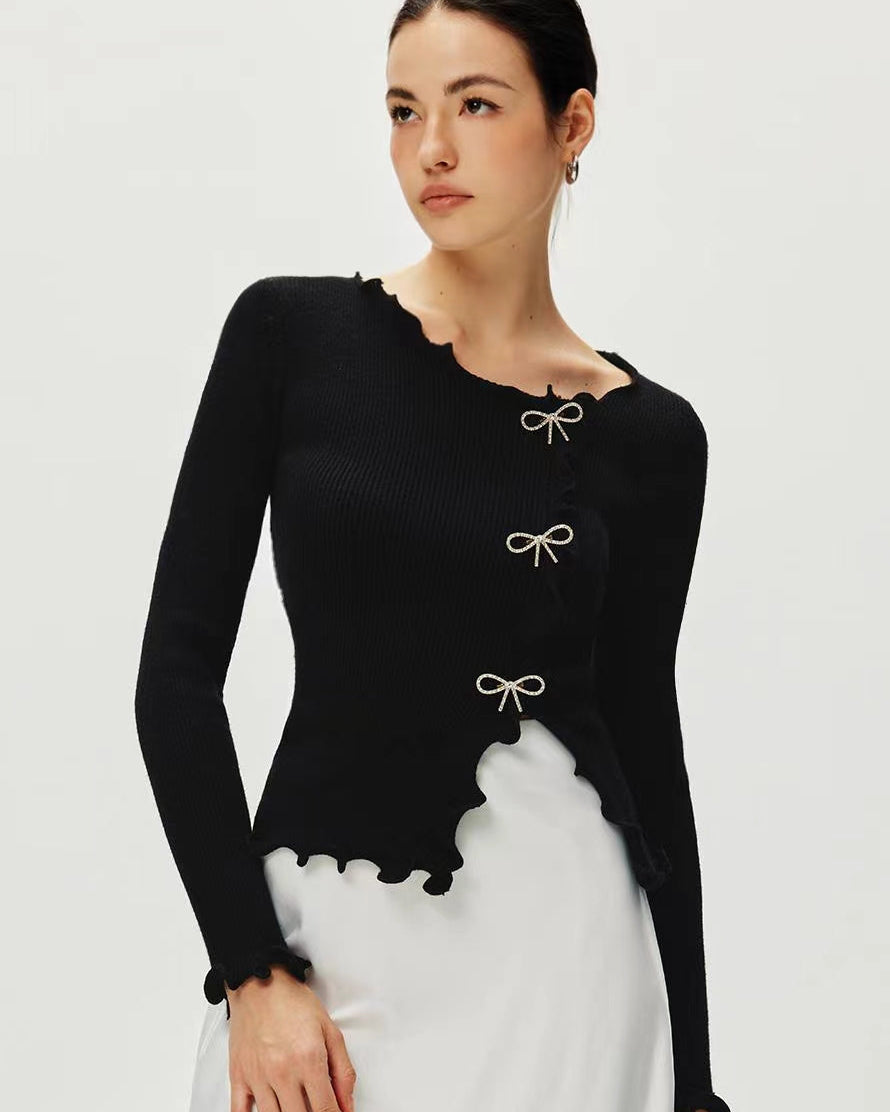 Yapay Elmas Fiyonk Marul Kenarlı Kazak