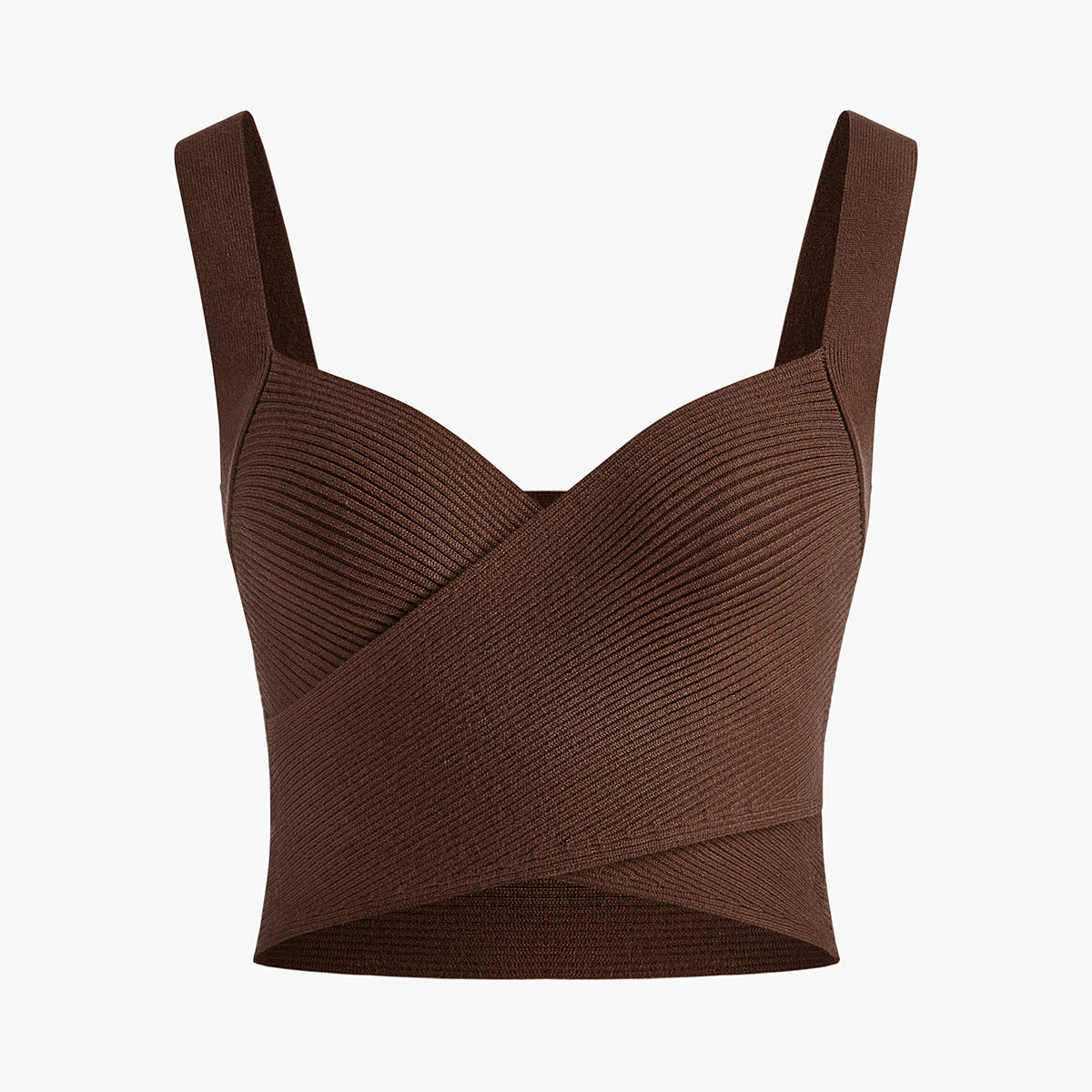 Criss Cross Sweetheart Kırpılmış Kazak Yelek