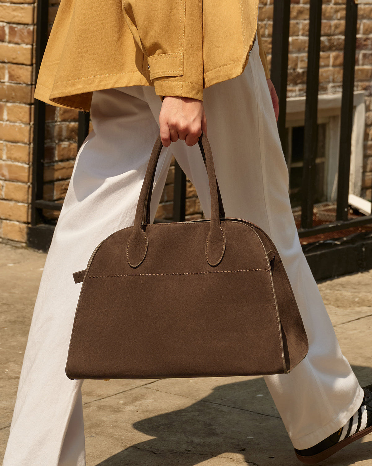 Terracota Grace Süet Çanta