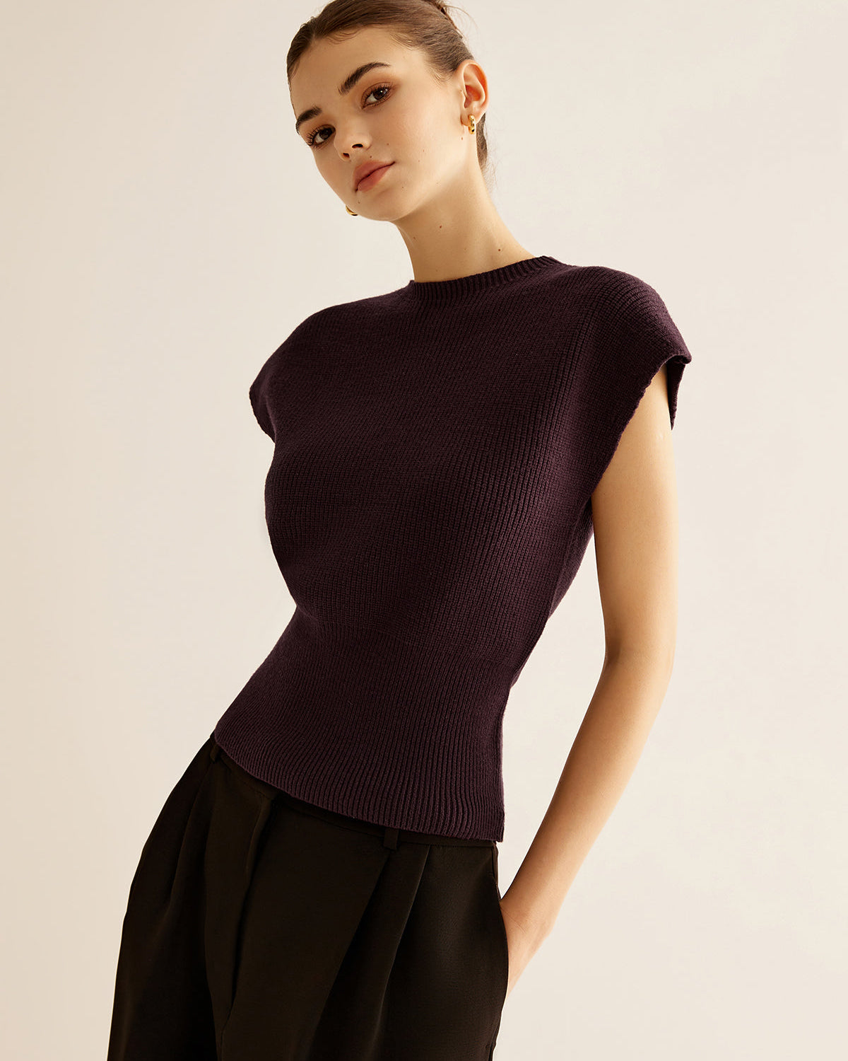 Kaburgalı Sıkıştırılmış Kazak Yelek