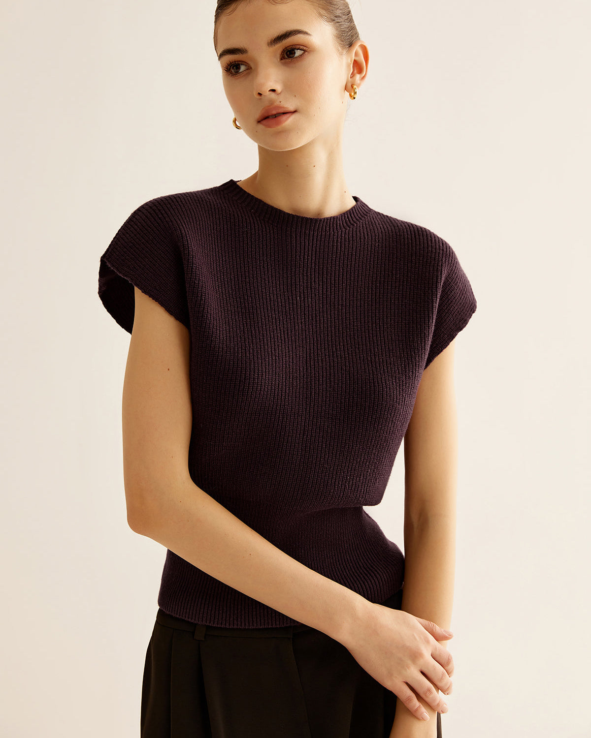 Kaburgalı Sıkıştırılmış Kazak Yelek