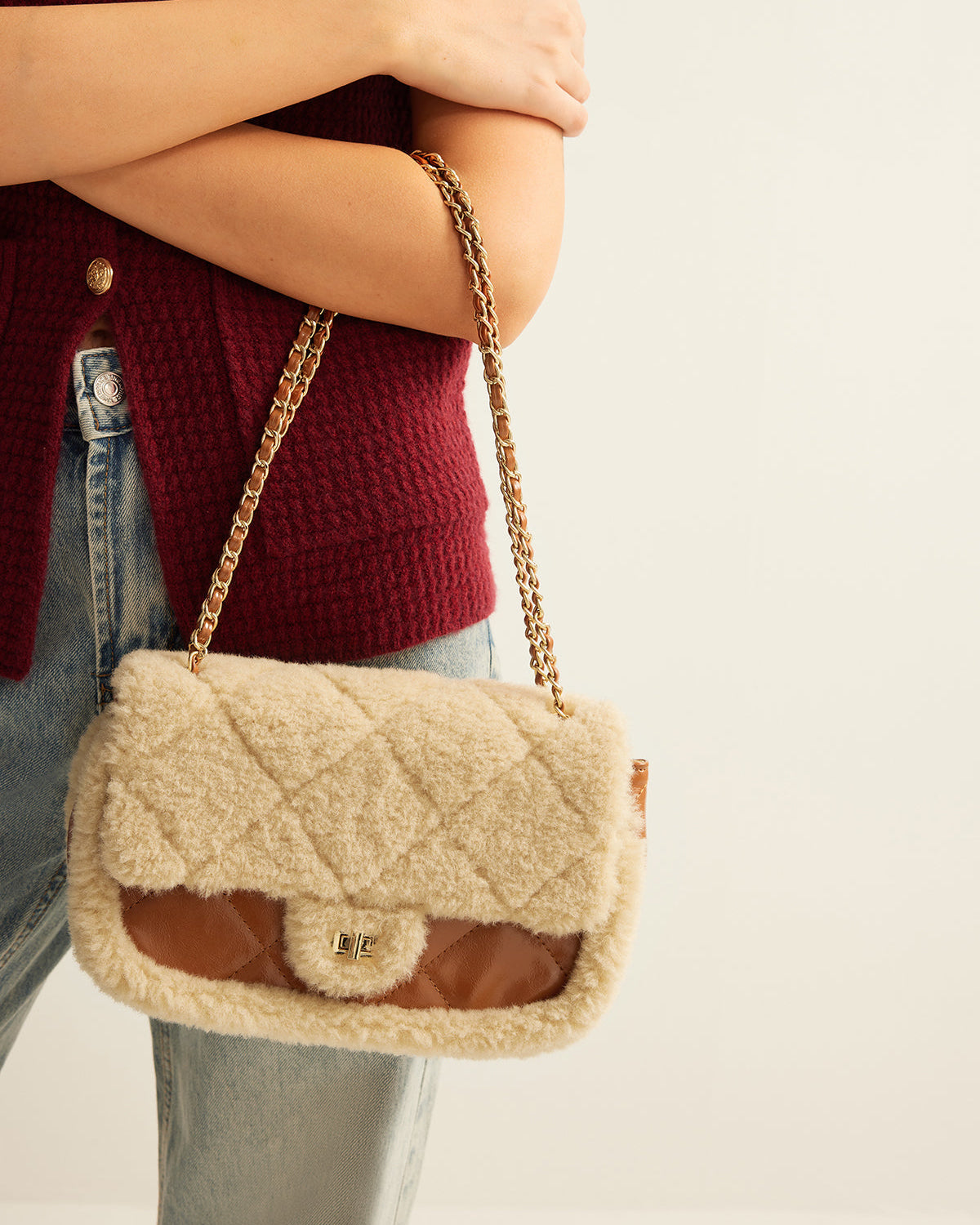 Teddy Luxe Shoulder Çanta