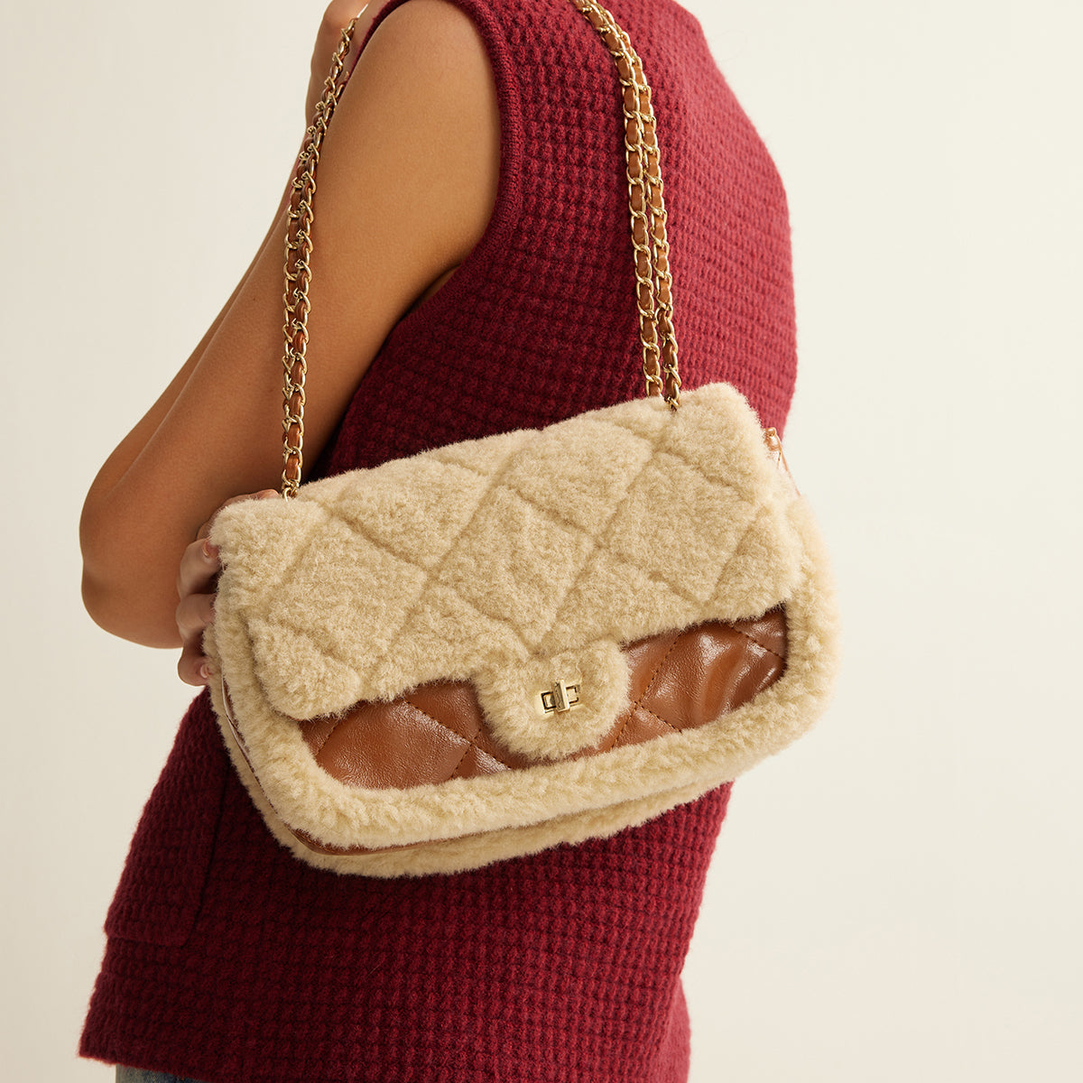 Teddy Luxe Shoulder Çanta