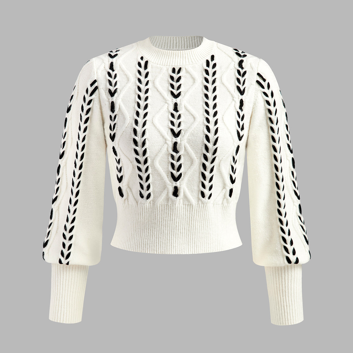 Kontrast Bağlamalı Sıkıştırılmış Kazak