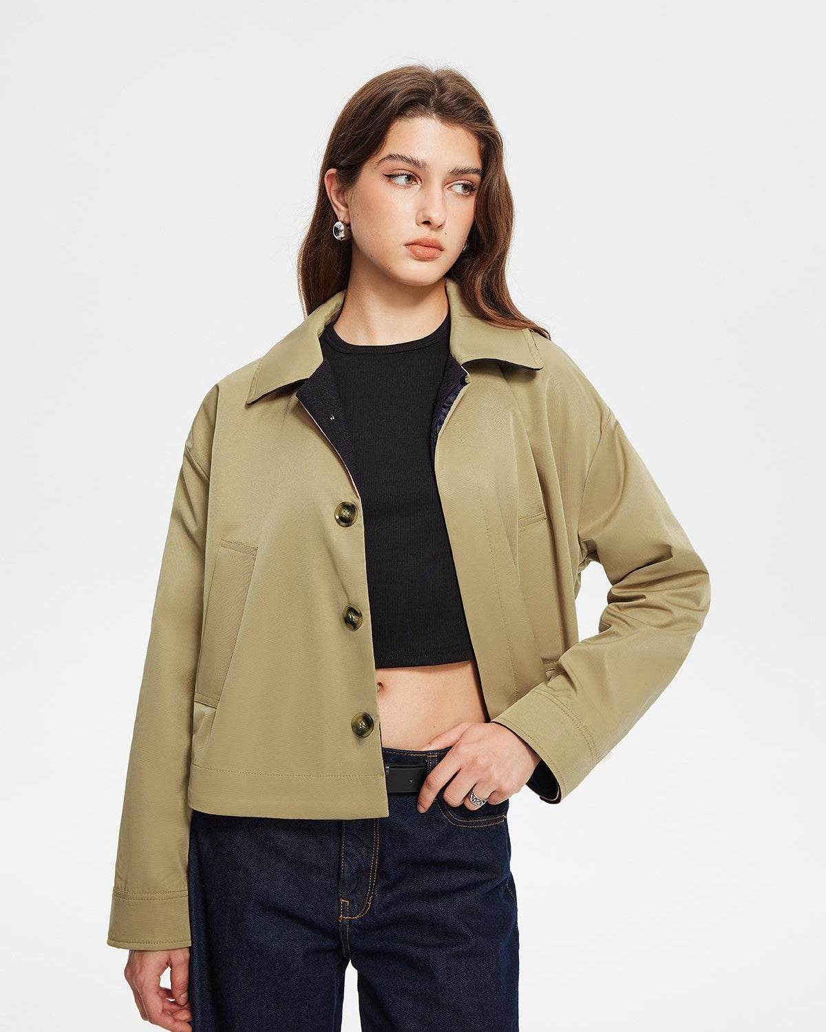 Urban Elegance Crop Ceket