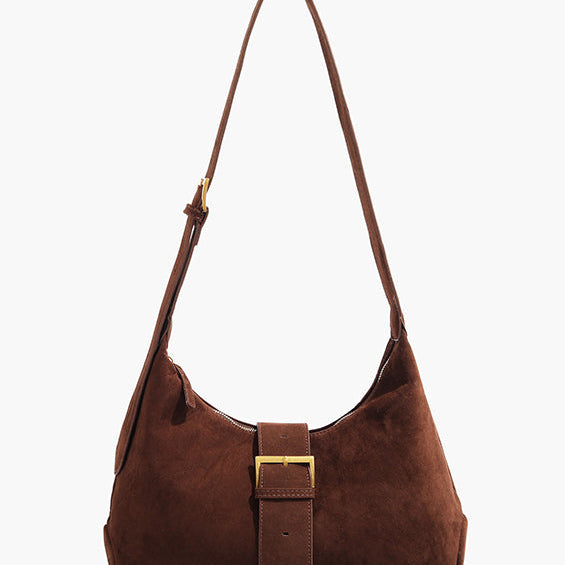 Vintage Saddle Süet Çanta