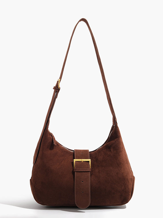 Vintage Saddle Süet Çanta