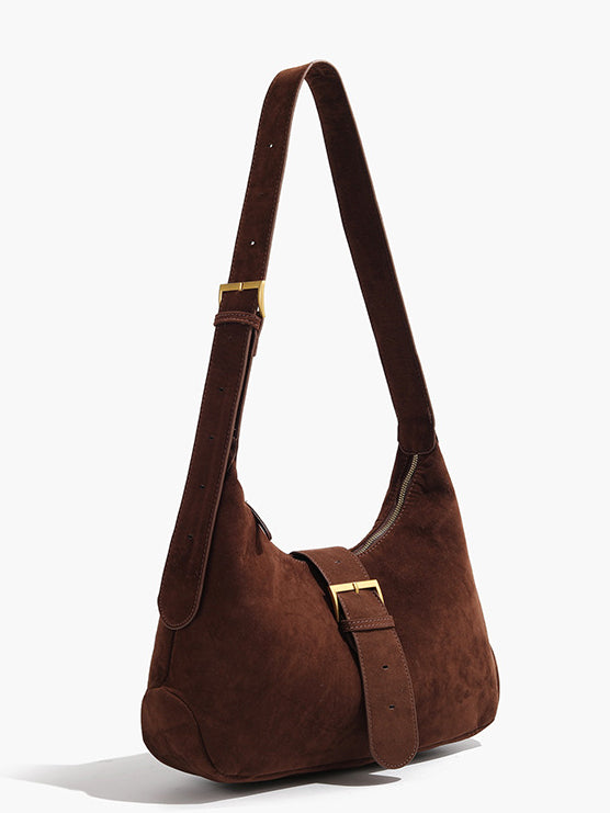 Vintage Saddle Süet Çanta
