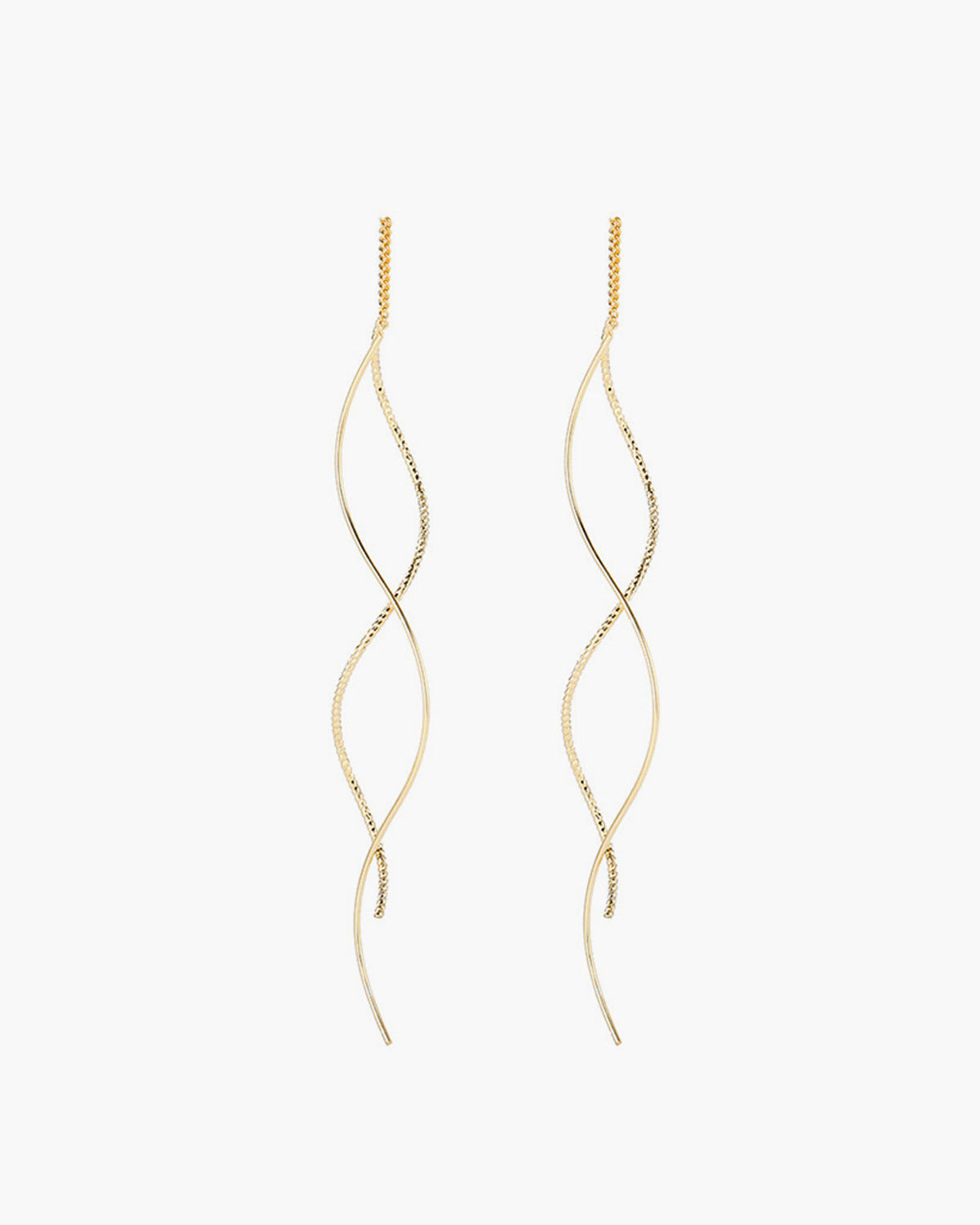 Spiral Püsküllü Küpe