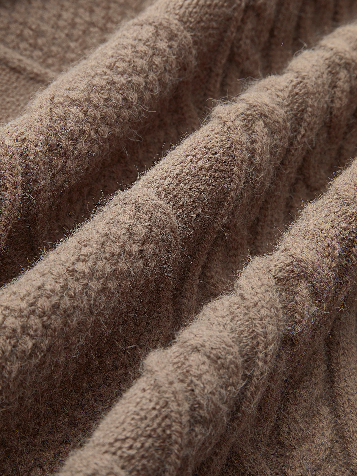 Turtleneck Düğümlü Kazak Yelek