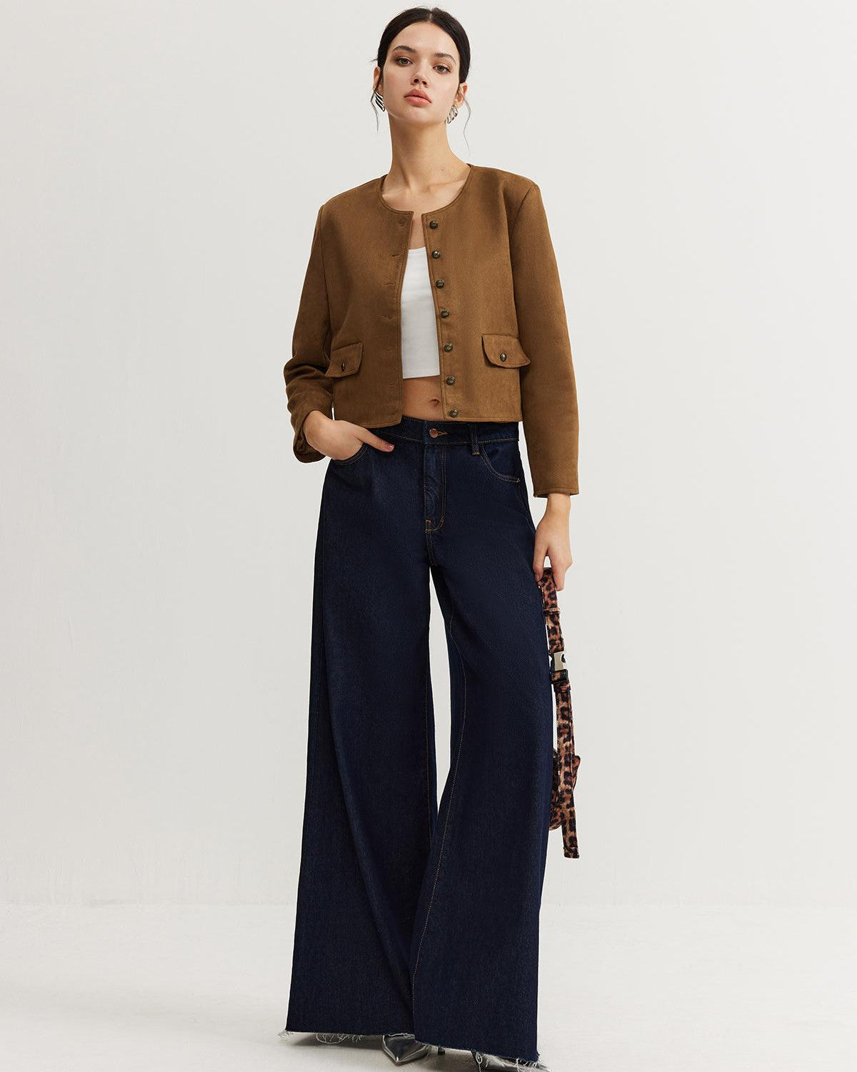 Savanna Kahverengi Kısa Ceket