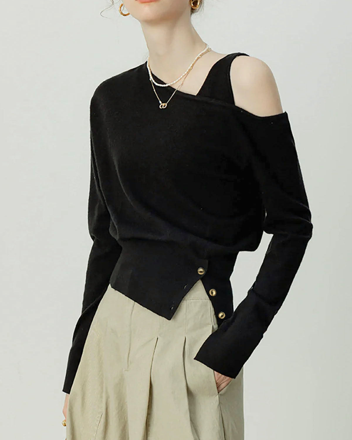 Asimetrik Soğuk Omuz Kazak Koordinatları