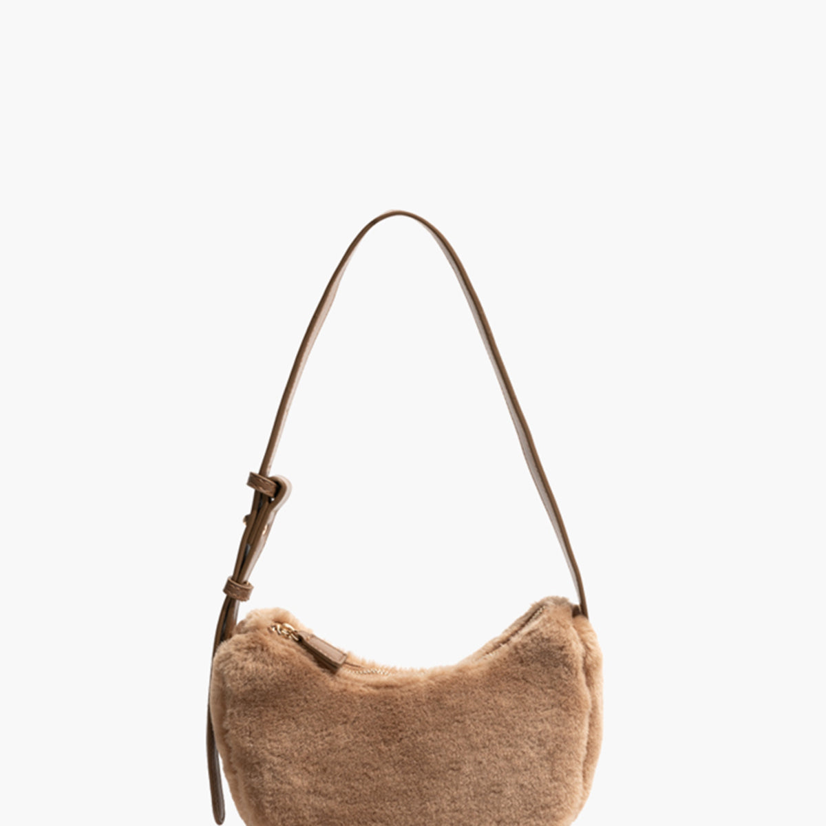 Ayarlanabilir Askılı Peluş Koltuk Altı Çantası