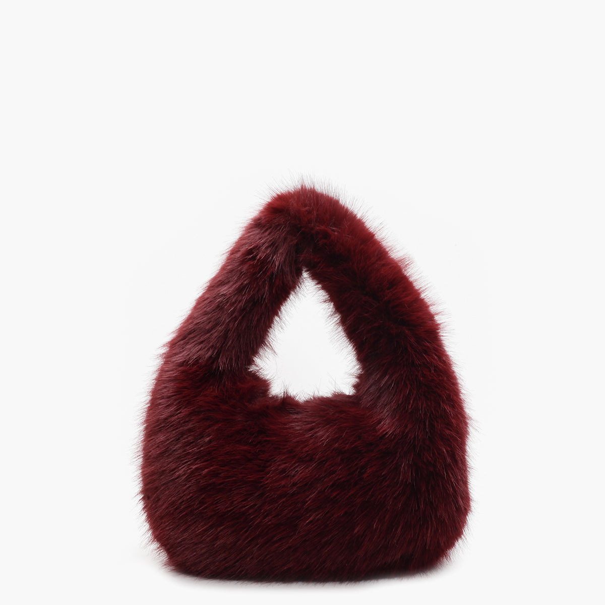 Yuvarlak Peluş El Çantası