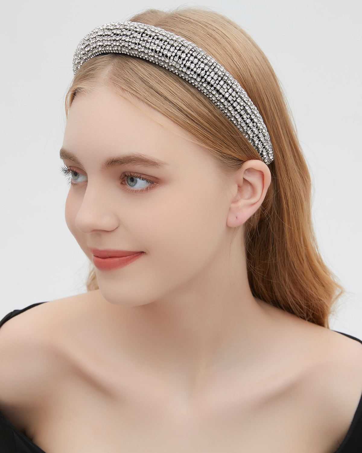 Zarif Taşlı Saç Bandı