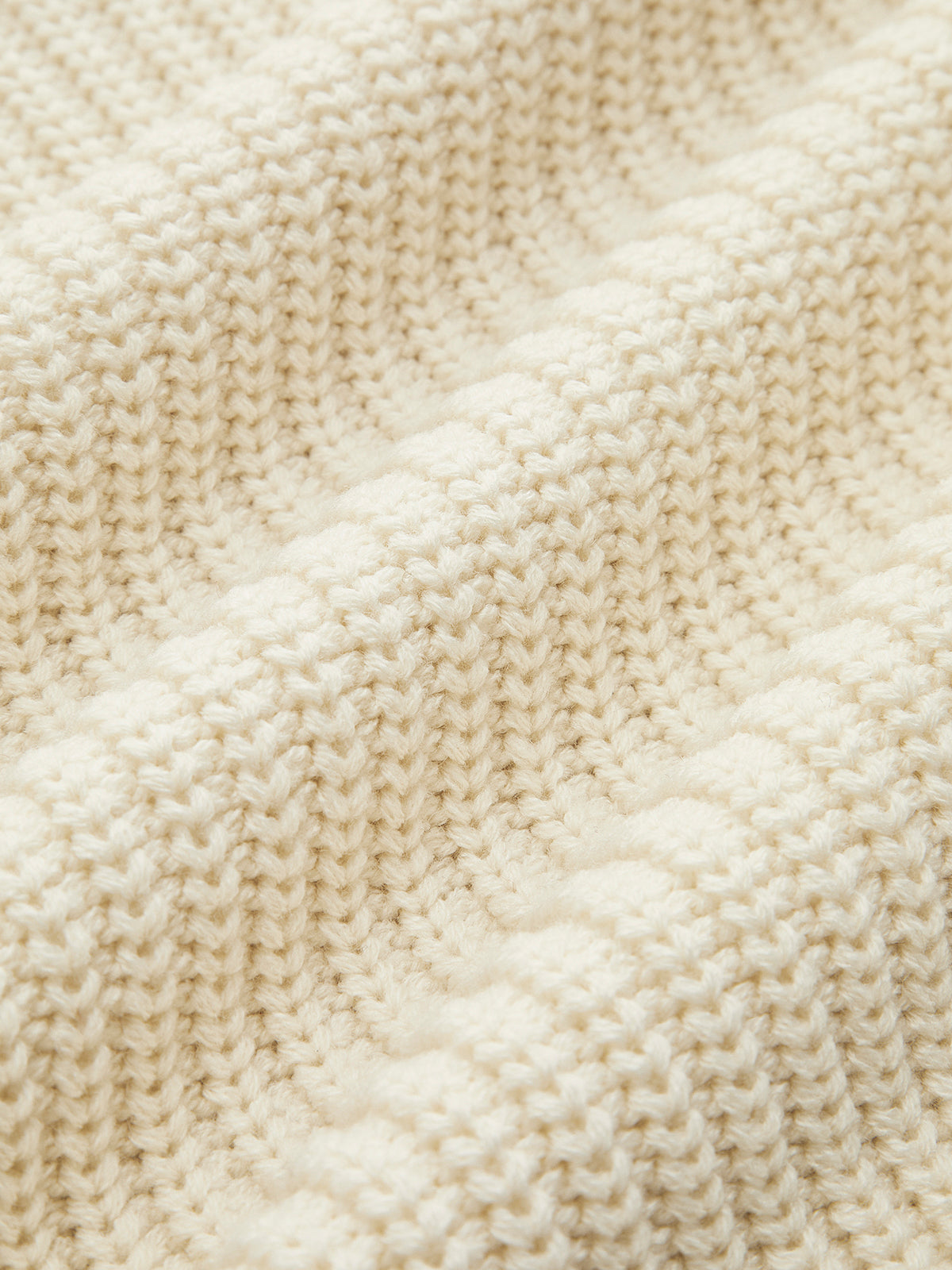 Yün Karışımlı Volan Kol Kısa Rahat Kesim Kazak