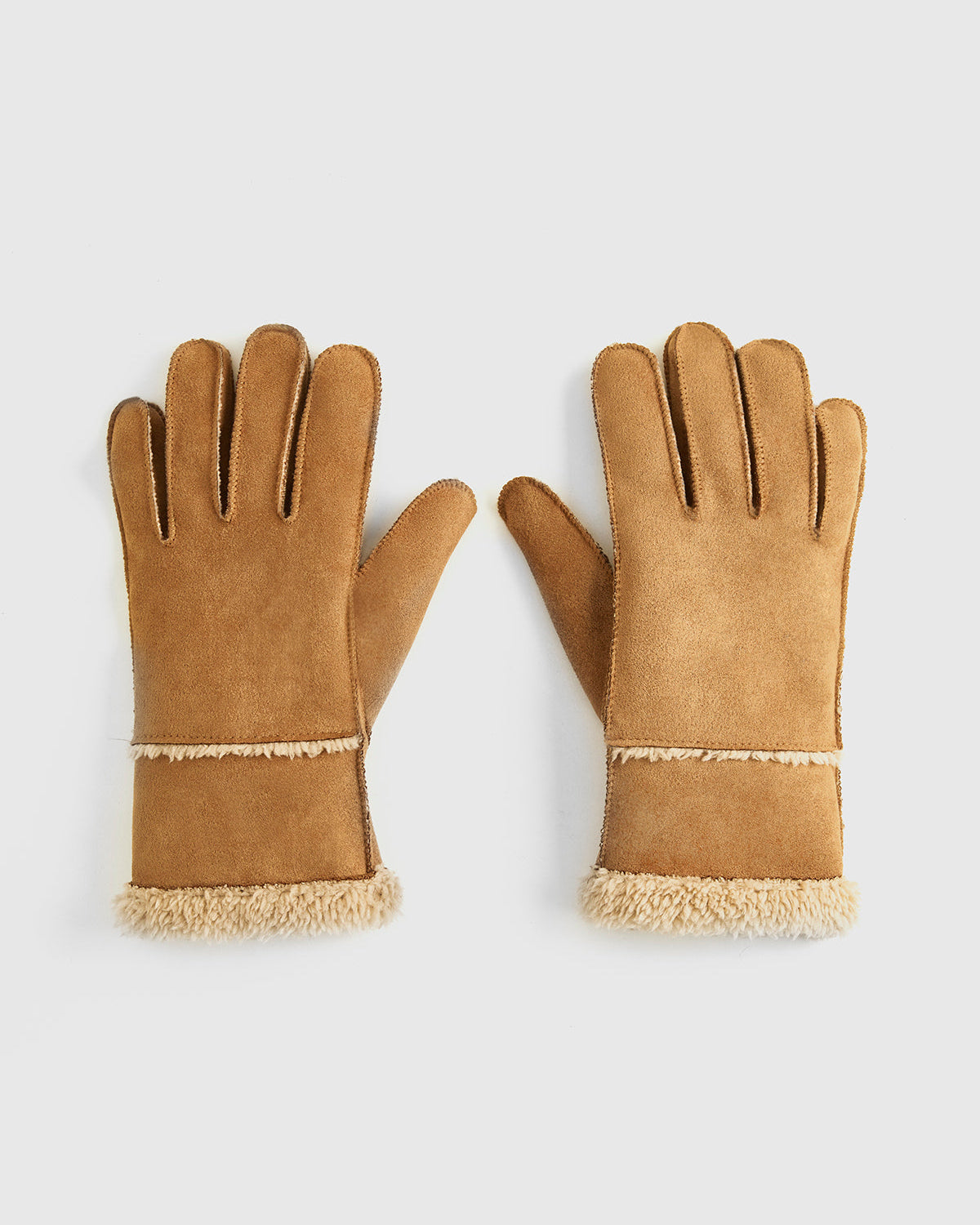 Fonksiyonel Kuzu Yünü Süet Eldiven