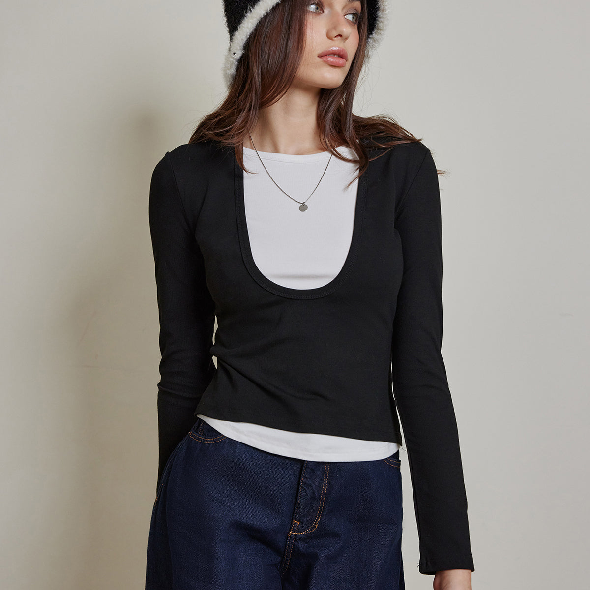 2’si 1 Arada Renk Bloklu Jarse Üst