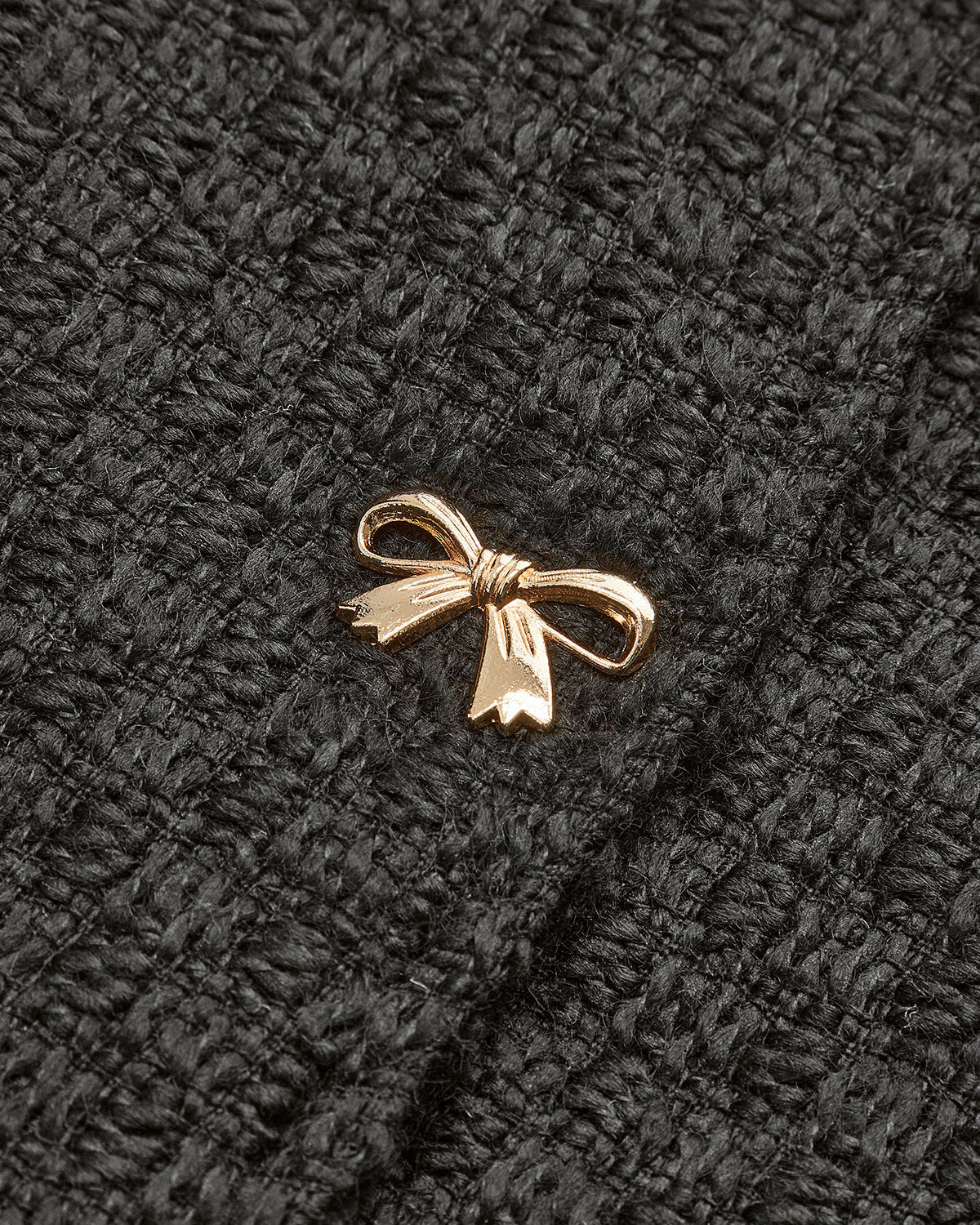 Altın Fiyonklu Tweed Ceket