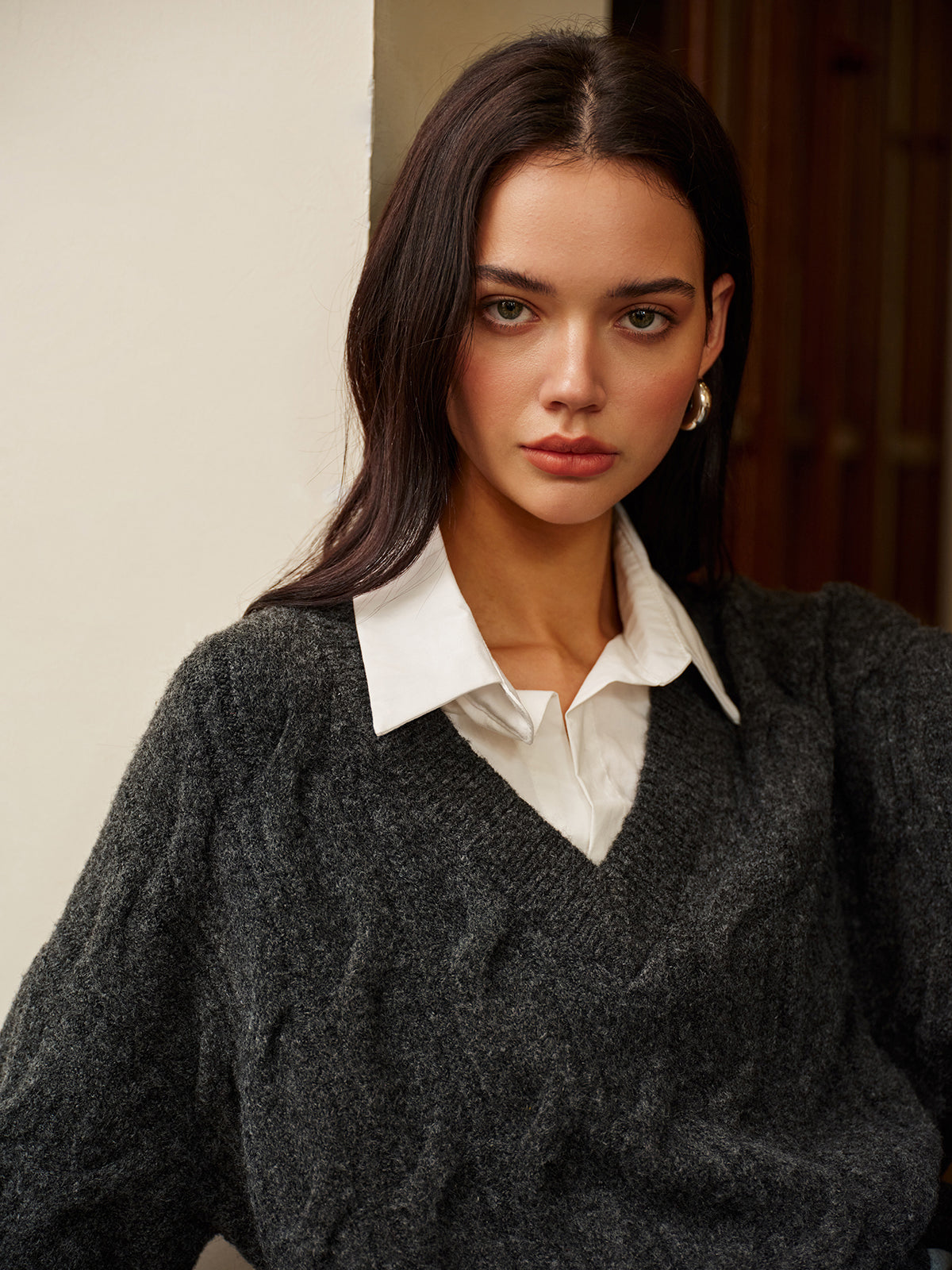 2’si 1 Arada Bükümlü Polo Kazak