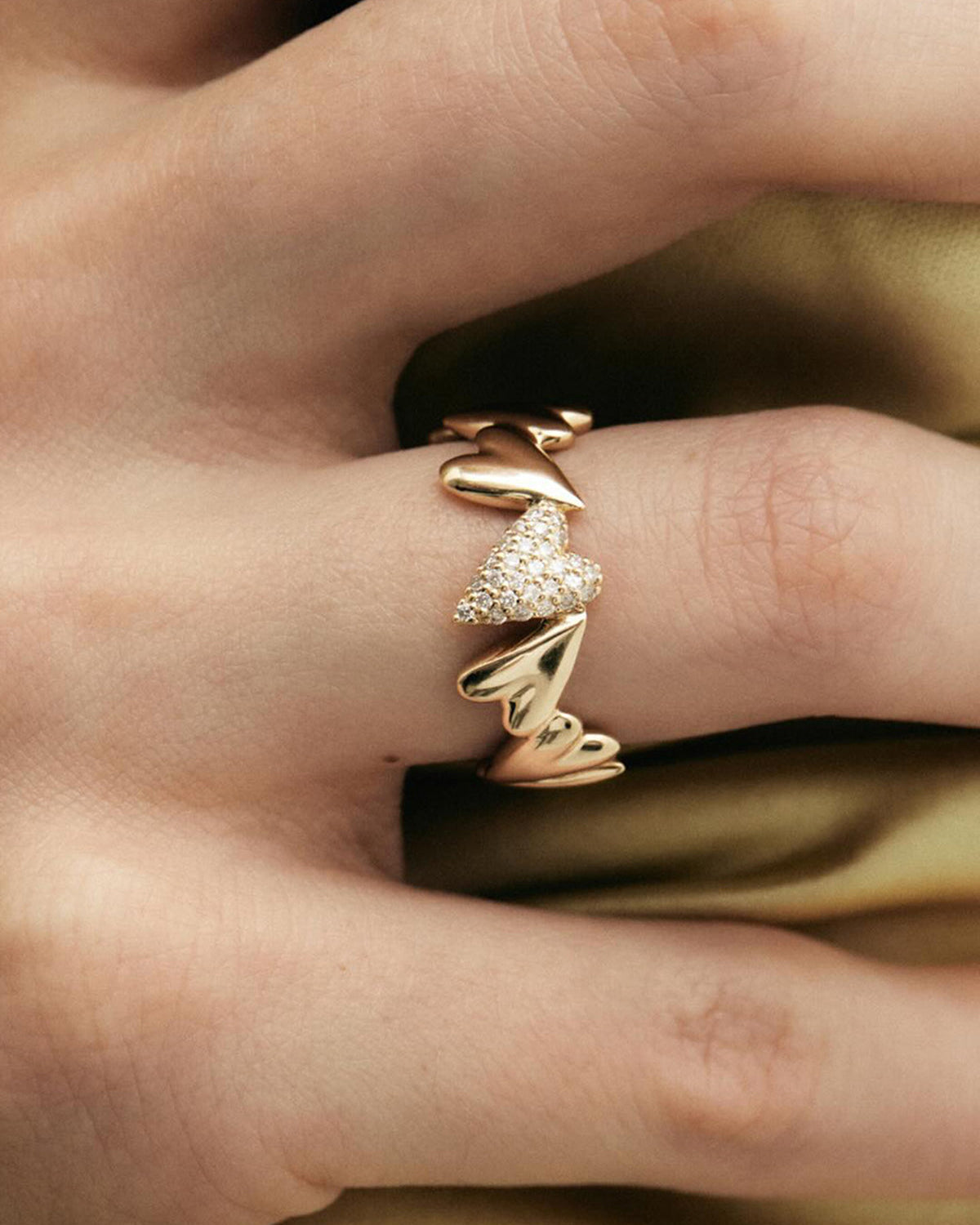 Romantik Kalp Yüzük