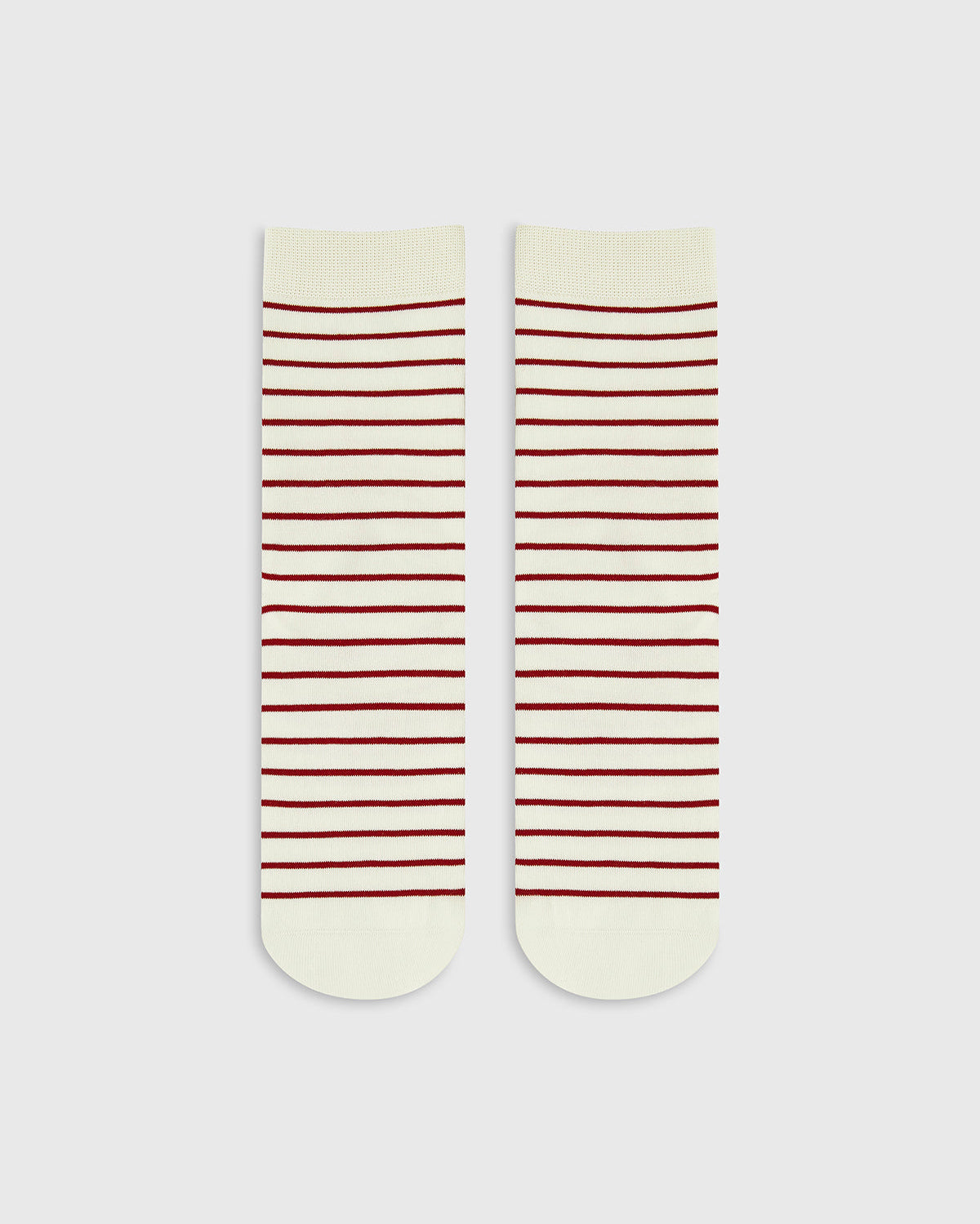 Kontrast Çizgili Yığma Çorap