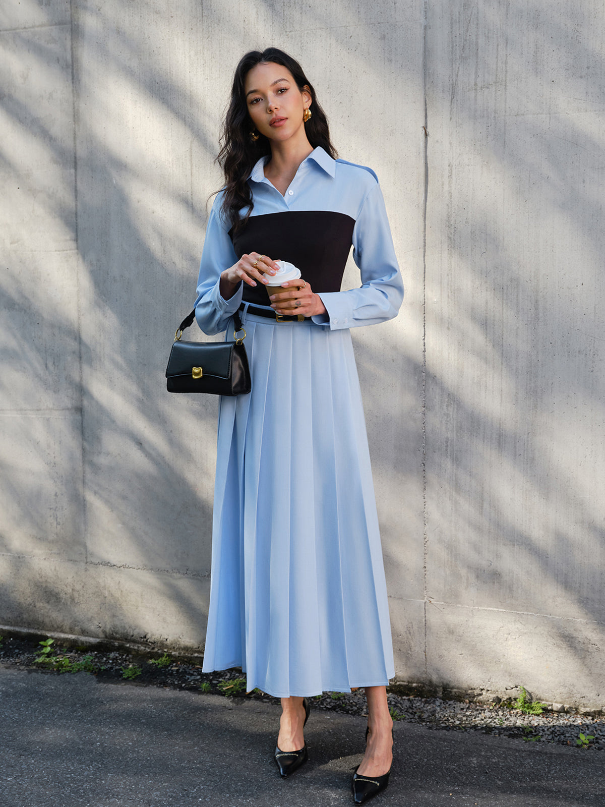 2’si 1 Arada Dar Panelli Polo Yaka Tişört