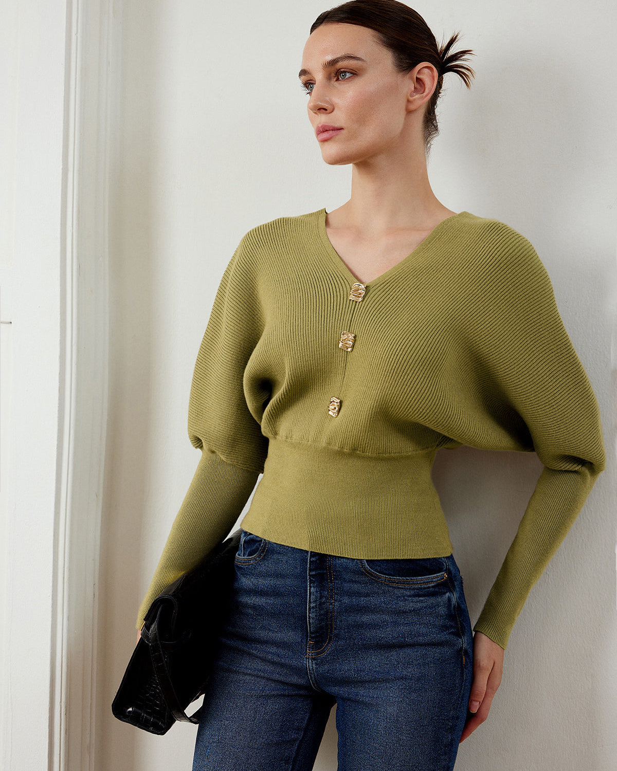 Balon Kol Büzgülü Kazak