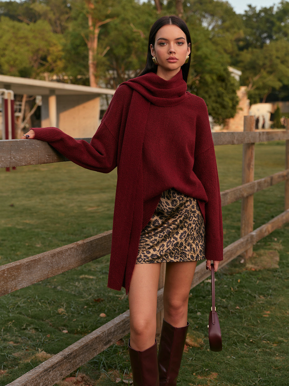 Düz Rahat Kalıp Triko Kazak