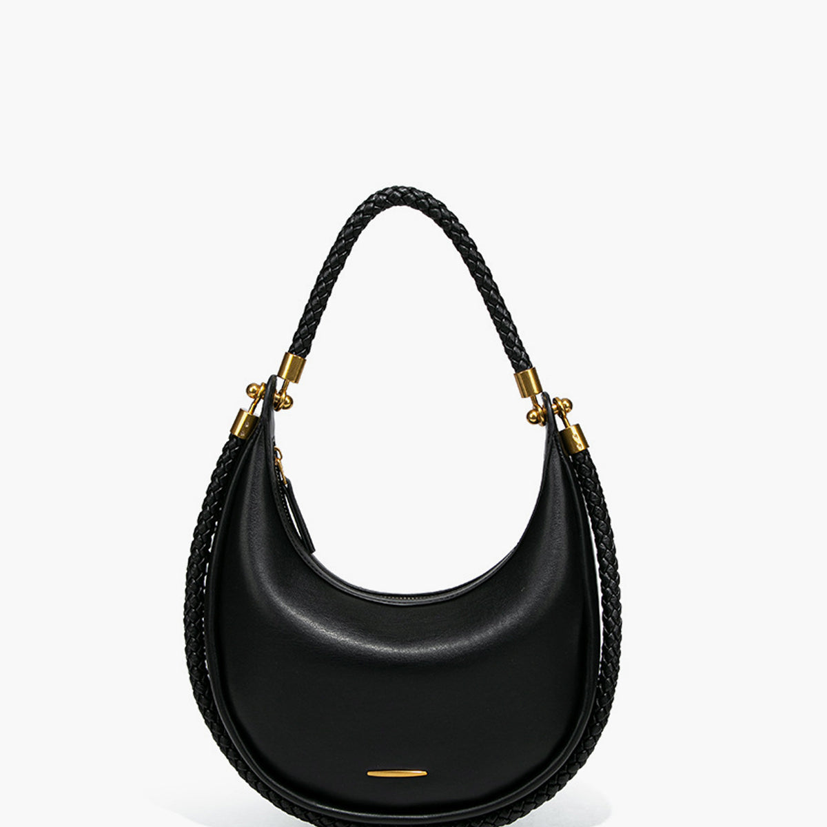 Üstten Dokuma Saplı Hilal Çanta