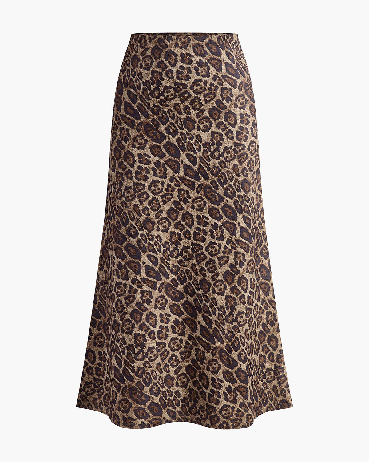 Orta Bel Leopar Desenli Etek