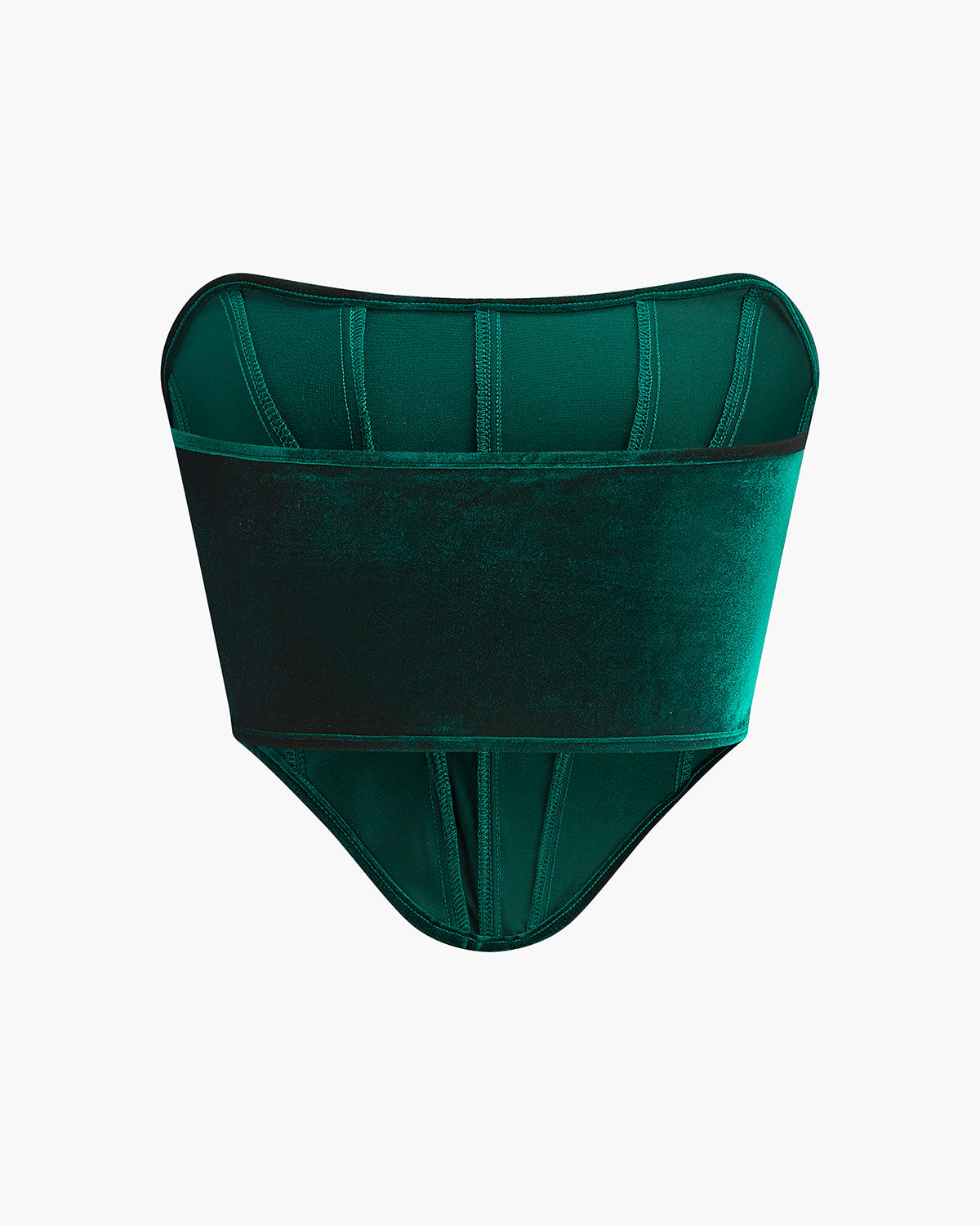 Kadife Biye Detaylı Korse