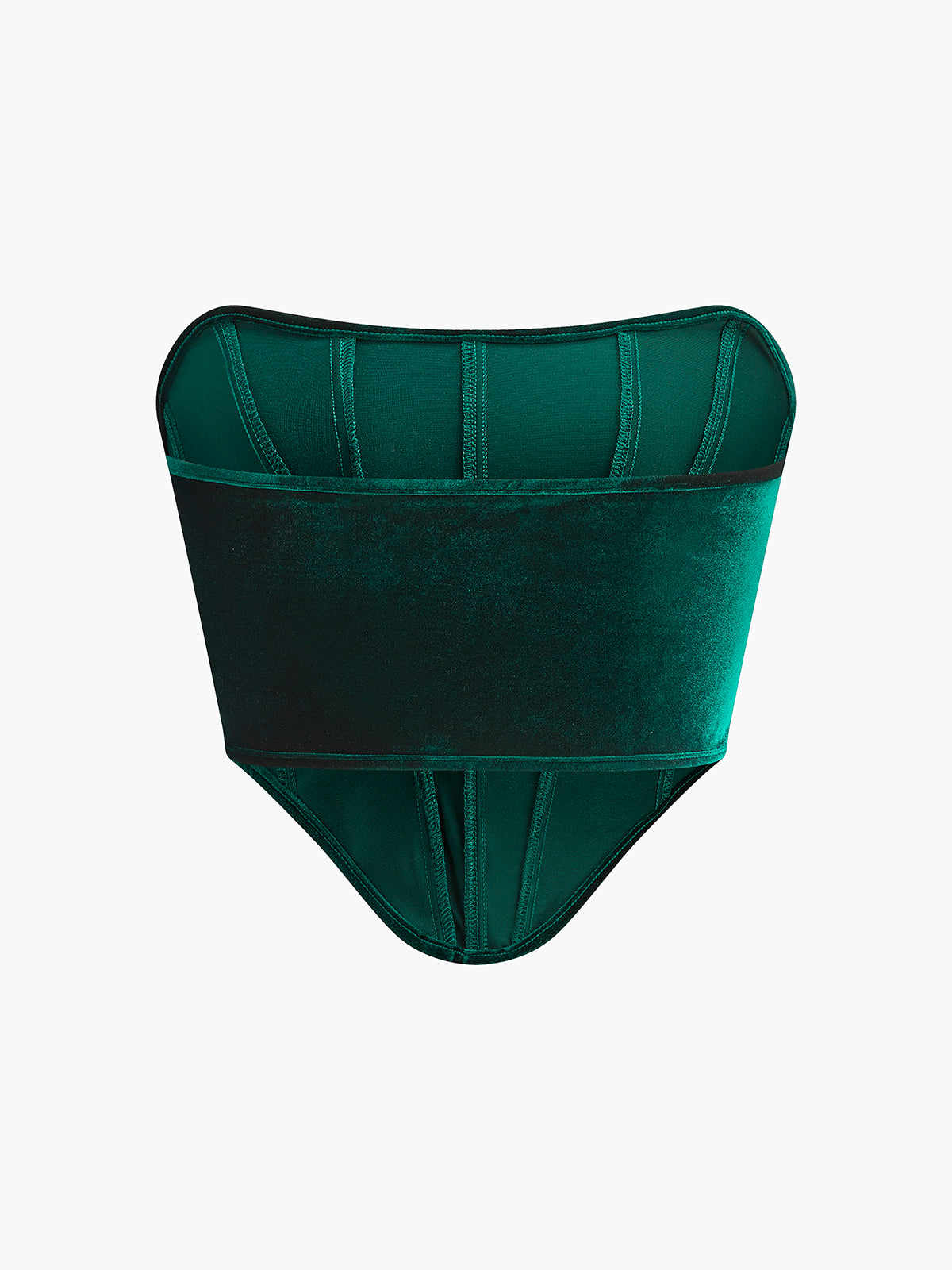 Kadife Biye Detaylı Korse