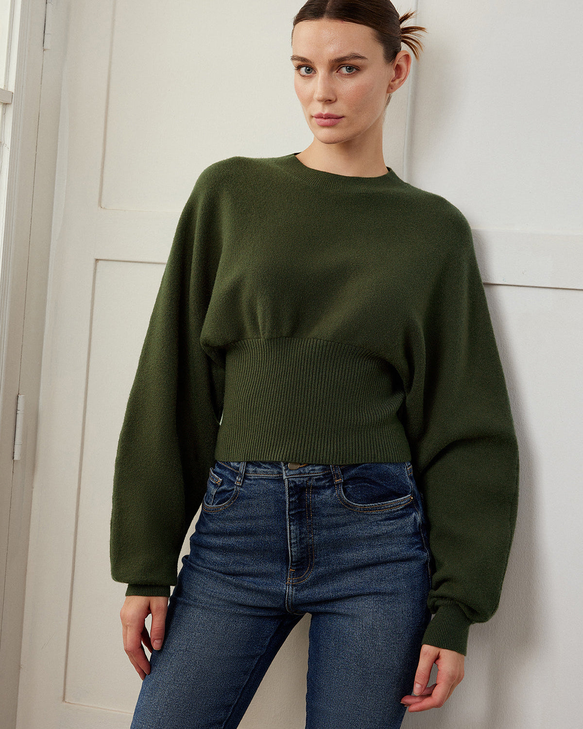 Yarasa Kol Büzgülü Kazak