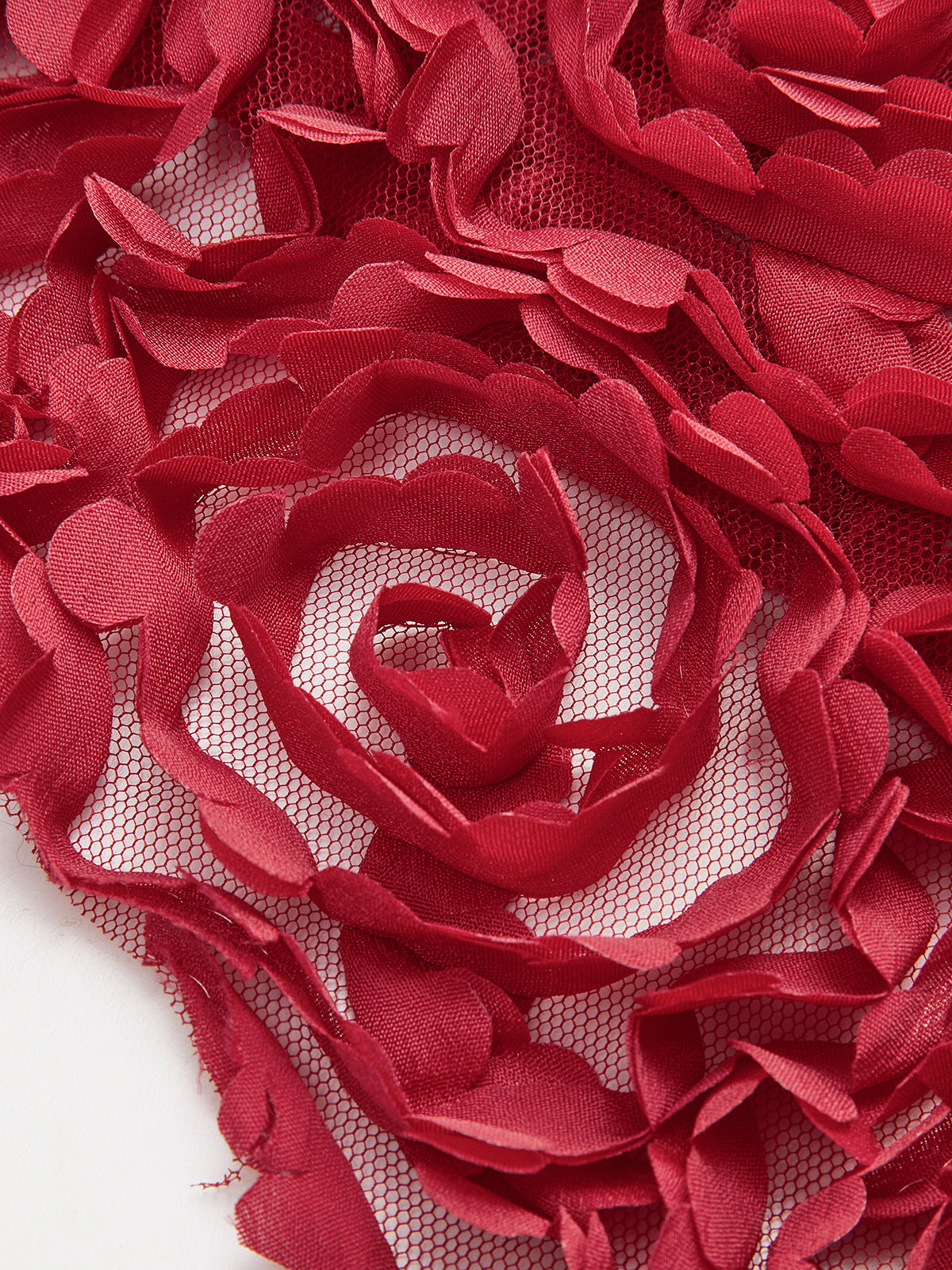 Yüksek Bel Gül Detaylı Etek