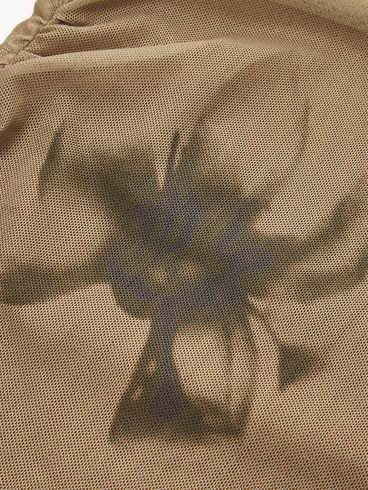 Batık Desenli Çiçek Baskılı File Bluz