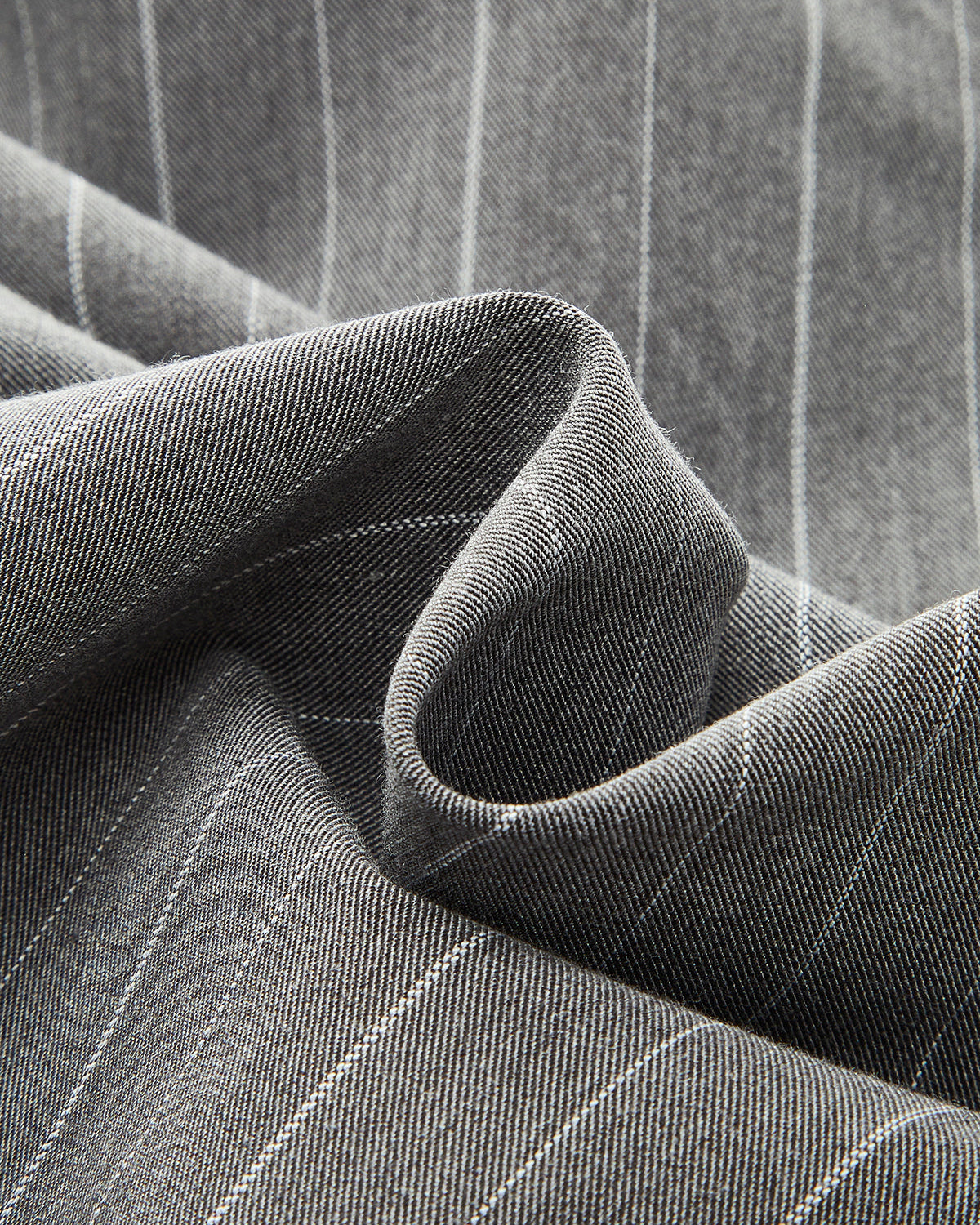 Renk Bloklu Çizgili Asimetrik Gömlek