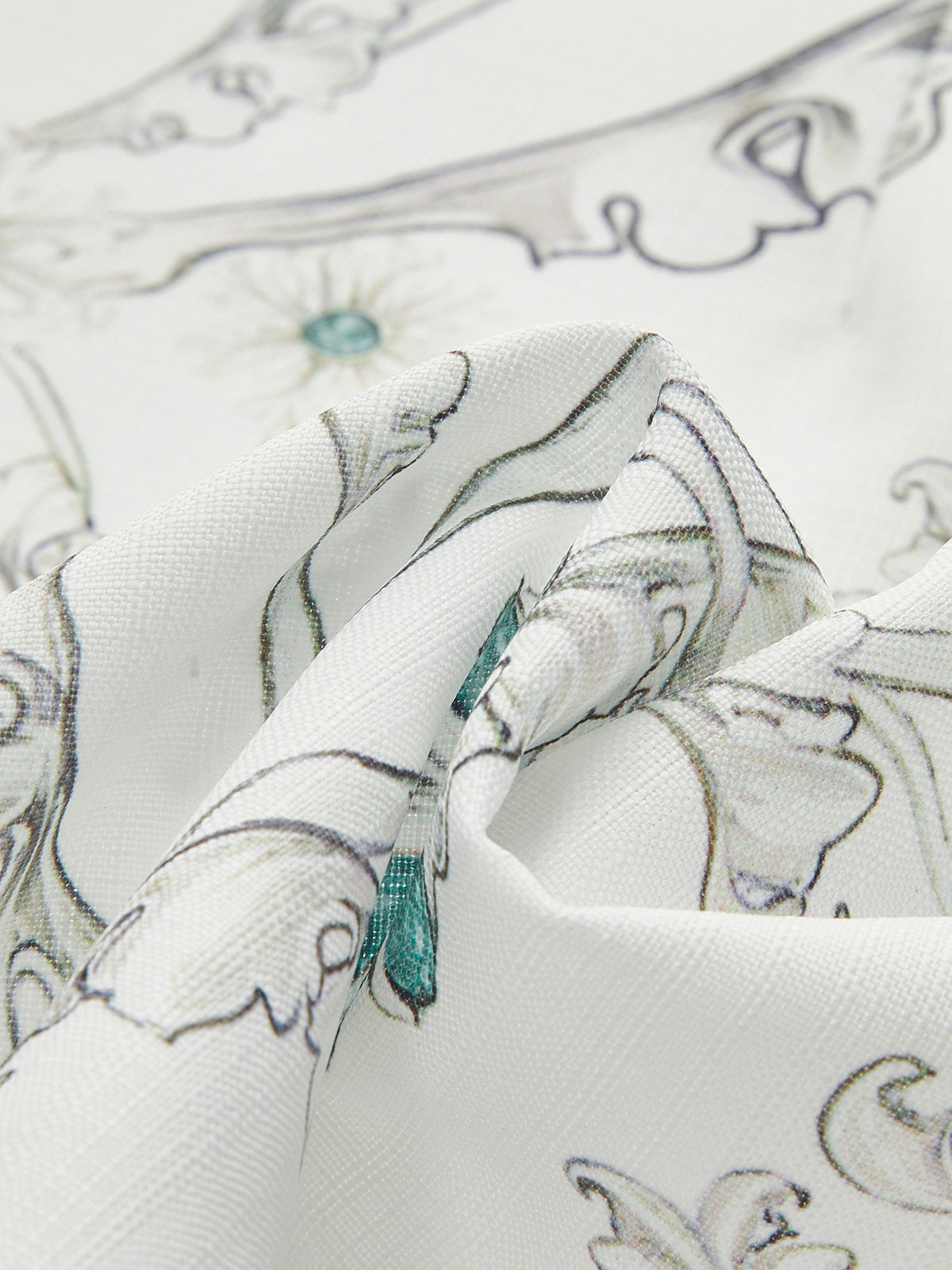 Çiçek Desenli Sargı Etek