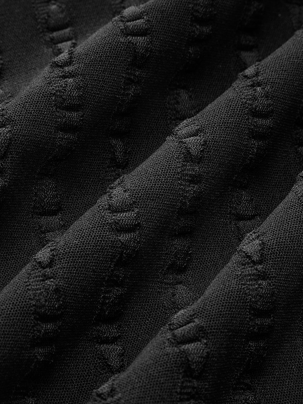 Yarım Balıkçı Yaka Yarı Şeffaf Dar Tişört