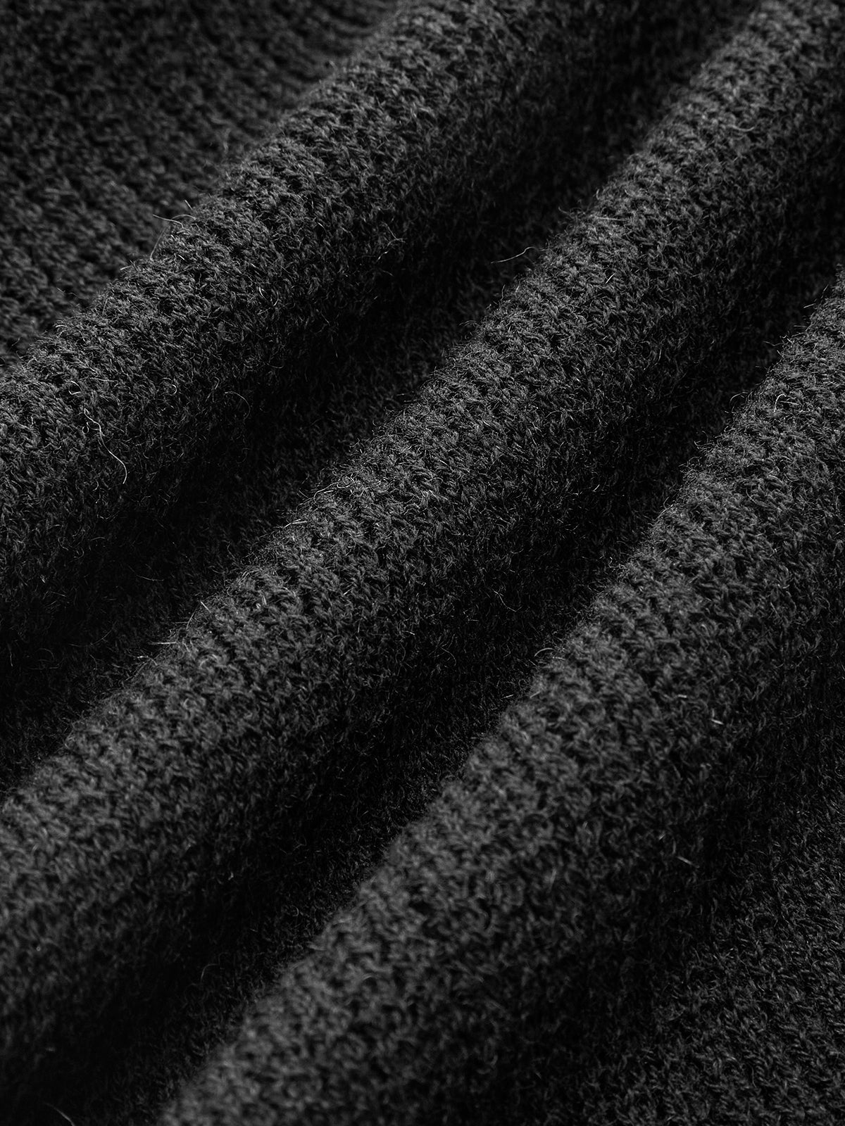 Önden Bağcıklı Transparan Uzun Kollu Triko Kazak