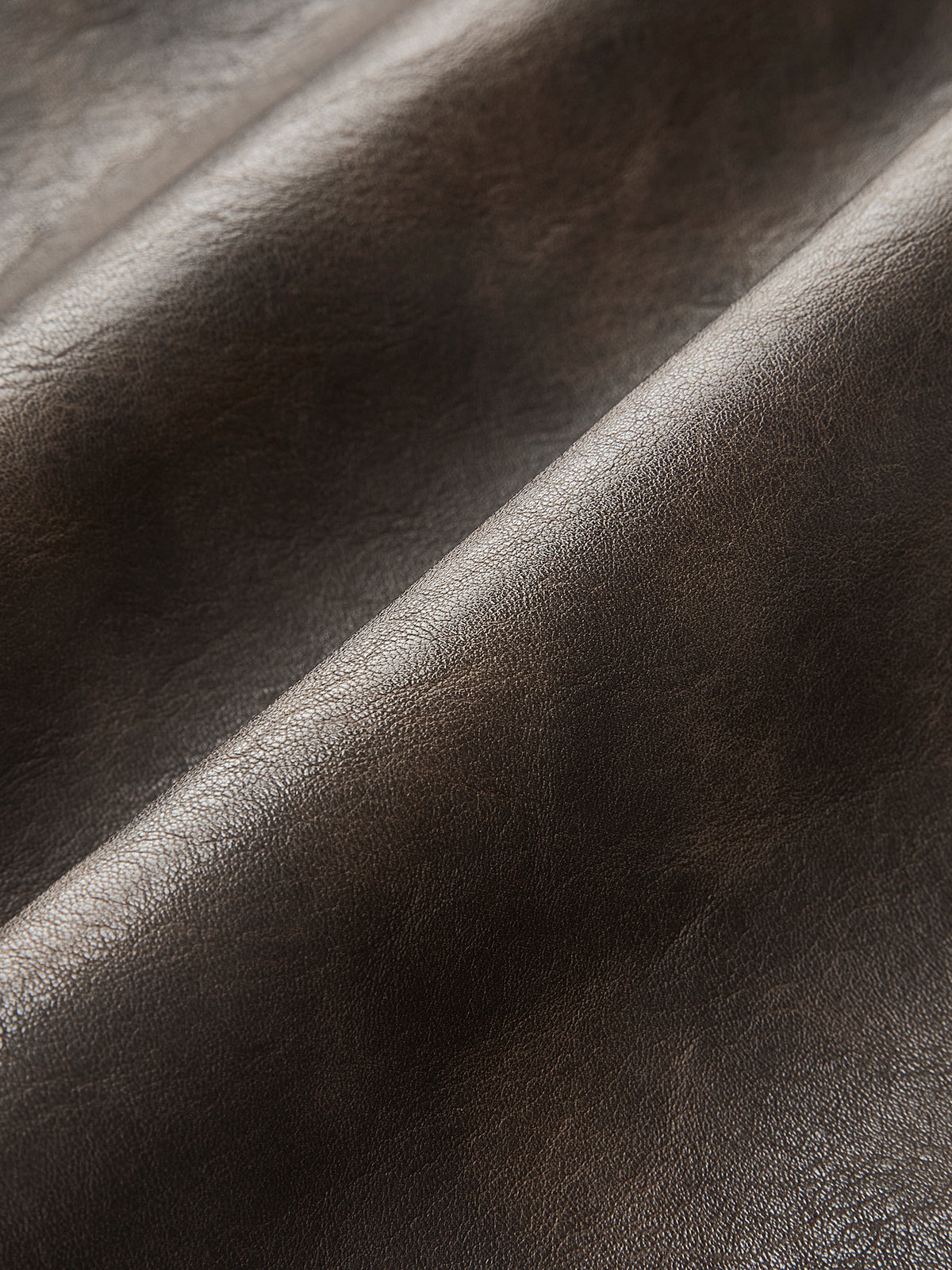 Retro Suni Deri Cepli Etek