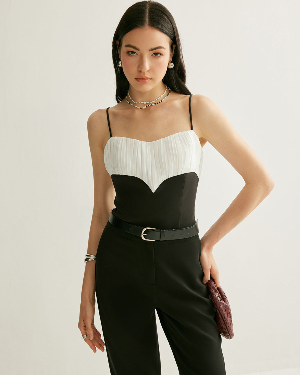 Kontrast Biyeli Ayarlanabilir Askılı Atlet