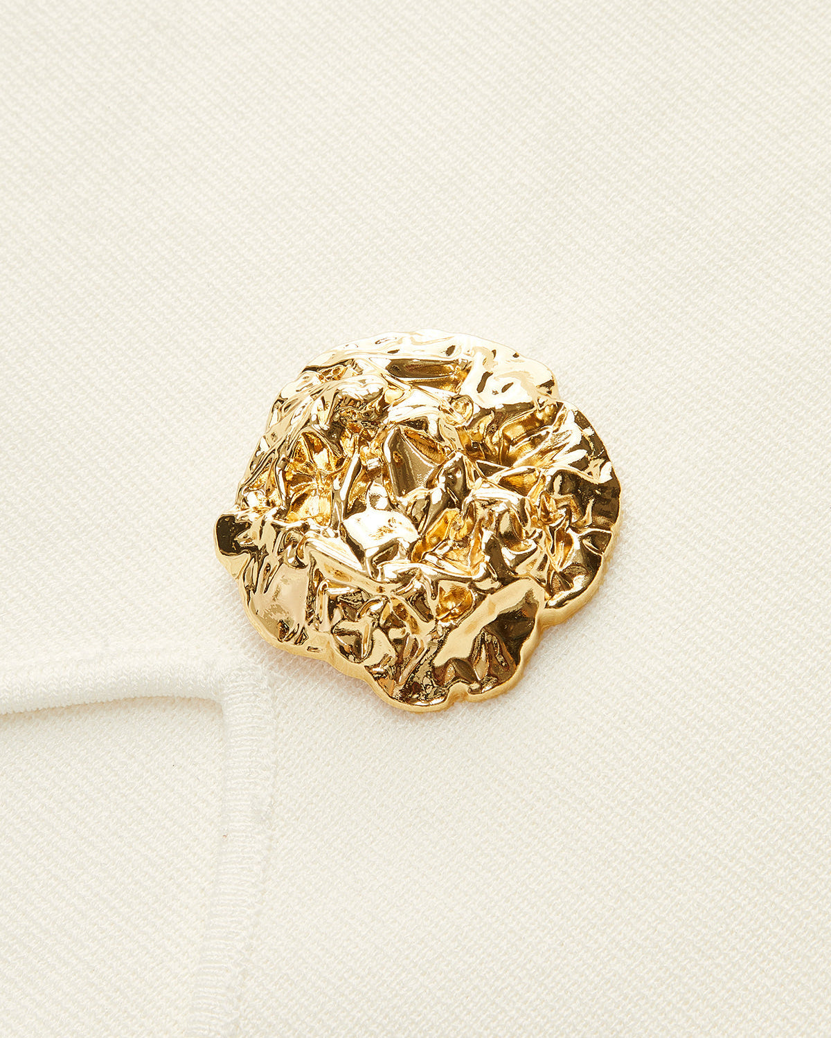 Metal Detay V Yaka Bölünmüş Kazak Yelek