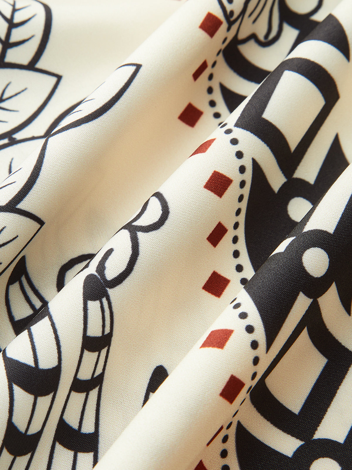 Etnik Tarz Baskılı Uzun Elbise