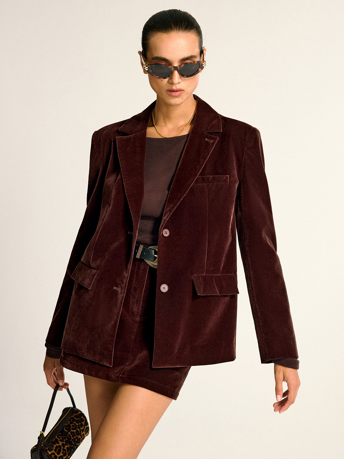 Kadife Şal Yaka Blazer