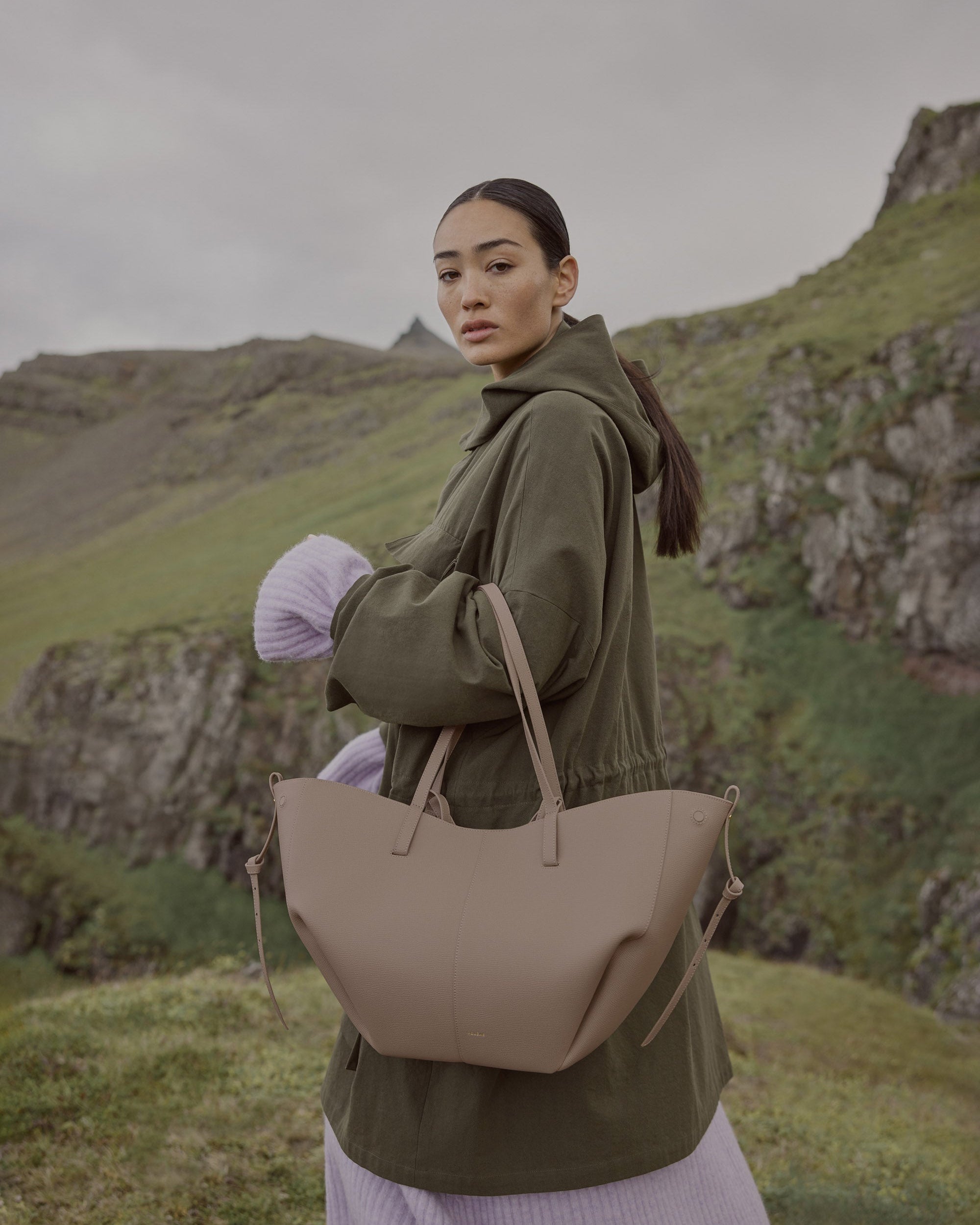 Cirelle Tote Çanta - Küllü bej