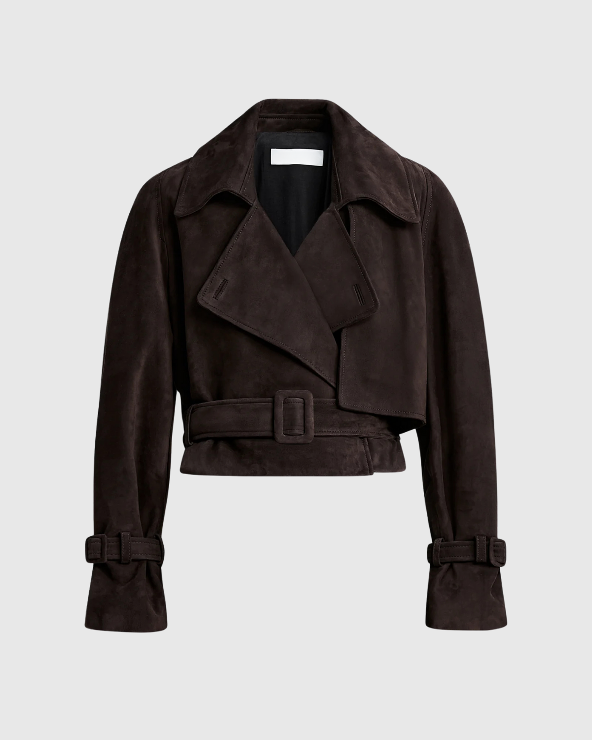 Chioma Yaka Tokalı Süet Ceket